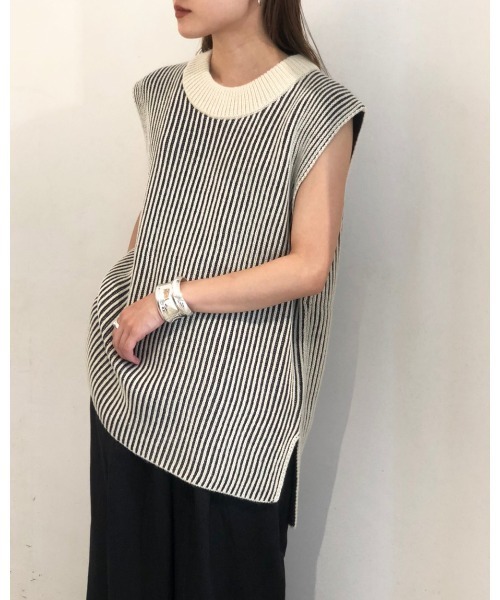 TODAYFUL 「TODAYFUL」 ニットベスト FREE ネイビー レディース