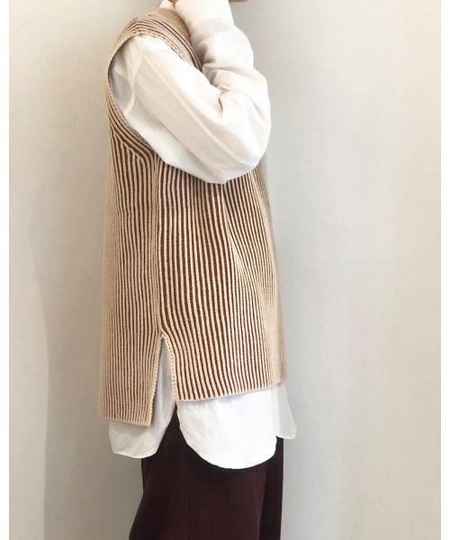 TODAYFUL 「TODAYFUL」 ニットベスト FREE ネイビー レディース