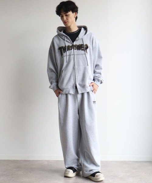 THRASHER（スラッシャー） ワイドパンツ スウェットパンツ ジャージ
