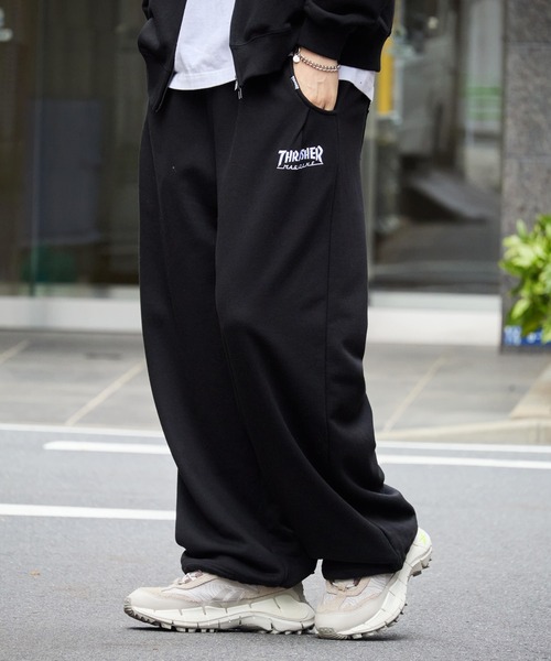 THRASHER（スラッシャー） ワイドパンツ スウェットパンツ ジャージ