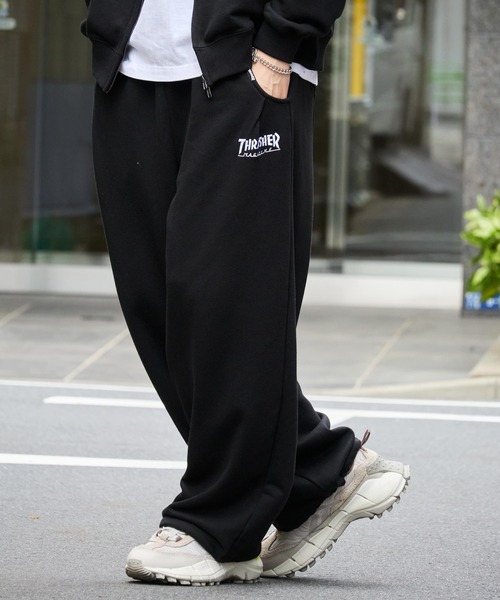 THRASHER（スラッシャー） ワイドパンツ スウェットパンツ ジャージ