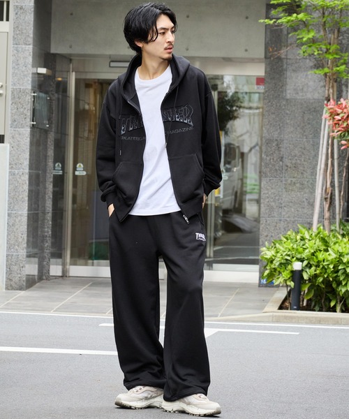 THRASHER（スラッシャー） ワイドパンツ スウェットパンツ ジャージ