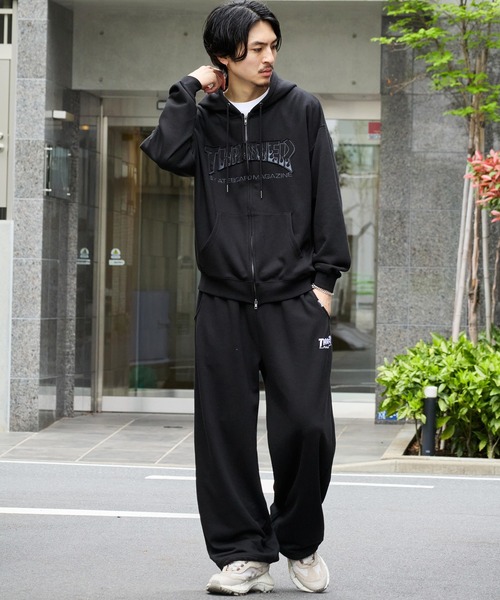 THRASHER（スラッシャー） ワイドパンツ スウェットパンツ ジャージ