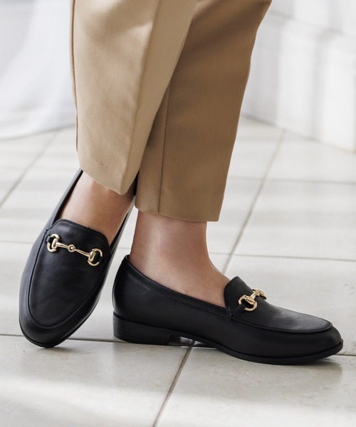 「HIMIKO」 フラットパンプス 22.0cm ブラック レディース_画像3