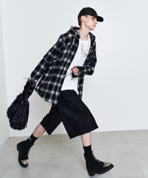 「AIVER」 カーディガン MEDIUM レッド メンズの画像2