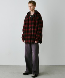 「AIVER」 カーディガン MEDIUM レッド メンズの画像9