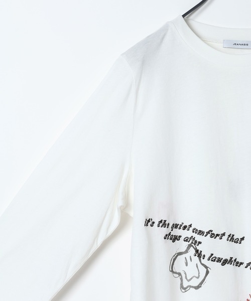 JEANASIS（ジーナシス） tシャツ グラフィティプリントロンTEE/658022