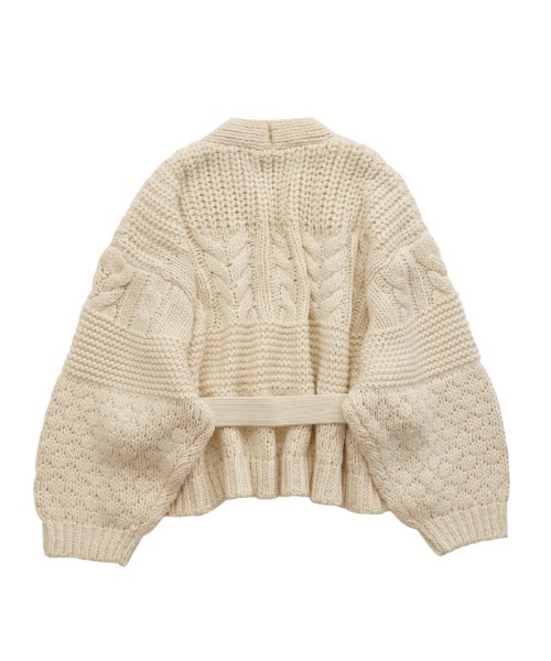 「select MOCA Et」 ニットカーディガン FREE アイボリー レディース_画像2