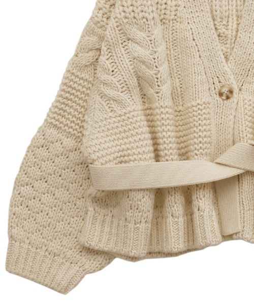 「select MOCA Et」 ニットカーディガン FREE アイボリー レディース_画像5