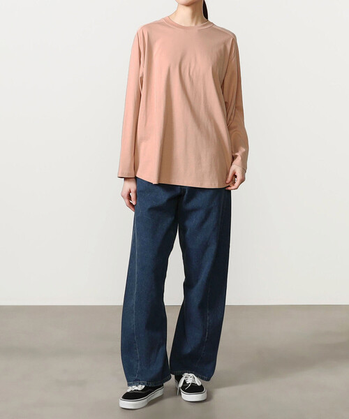 alvana Tシャツ レディース alvana（アルヴァナ） tシャツ | 「別注」クルーネック 長袖Tシャツ