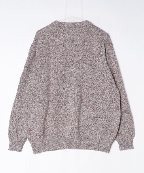 「BEAMS LIGHTS」 長袖ニット MEDIUM レッド メンズ_画像2