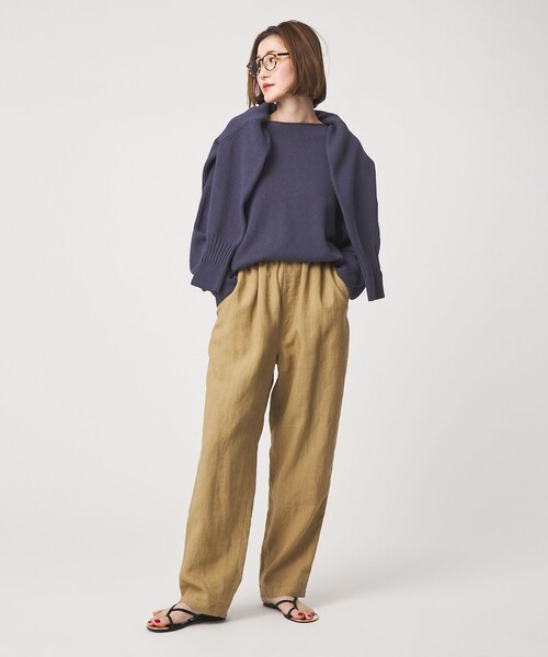 conte ニット セーター 「conte」コットン リリヤーン ニット