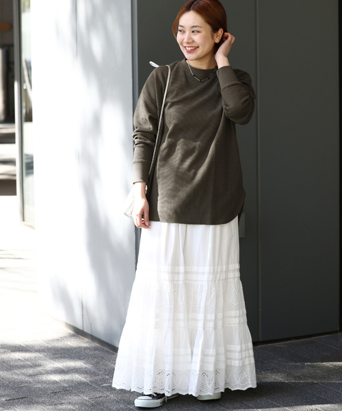 「JOURNAL STANDARD relume」 長袖カットソー FREE ダークブルー レディース_画像2