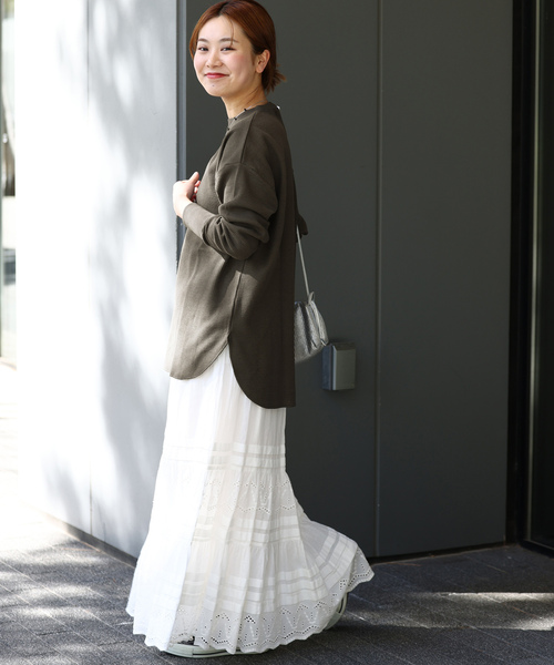 「JOURNAL STANDARD relume」 長袖カットソー FREE ダークブルー レディース_画像3