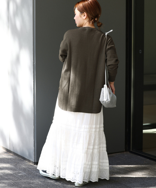 「JOURNAL STANDARD relume」 長袖カットソー FREE ダークブルー レディース_画像5