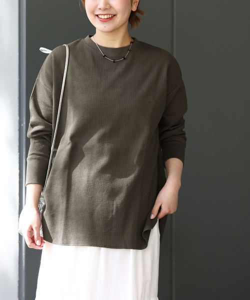 「JOURNAL STANDARD relume」 長袖カットソー FREE ダークブルー レディース_画像6