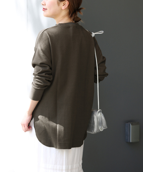 「JOURNAL STANDARD relume」 長袖カットソー FREE ダークブルー レディース_画像7