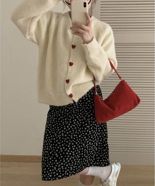 「MAISON DE THERESE」 ニットカーディガン M グレー レディース_画像3
