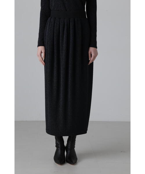 「ADORE」 ロングスカート 38 ネイビー レディース_3