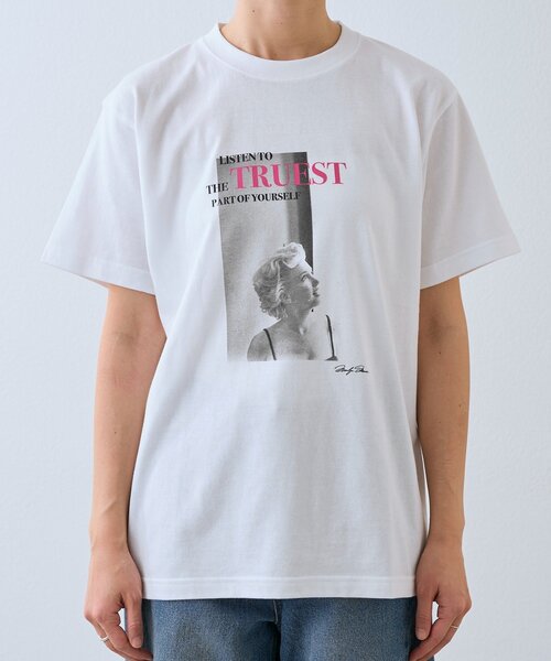 RIVE DROITE（リヴドロワ） tシャツ 「目を惹く大人のフォトTee