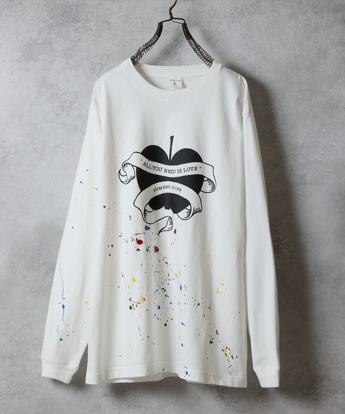 NUMBER (N)INE（ナンバーナイン） tシャツ HAND PAINTED NUMBER (9)INE