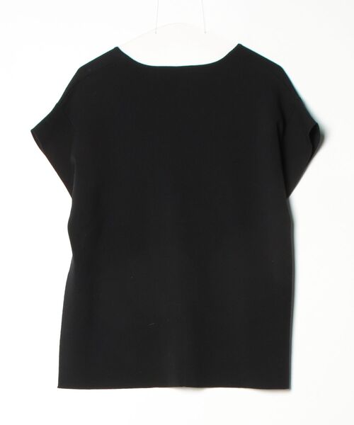 「mici」 半袖ニット ONE SIZE ブラック レディース_画像2