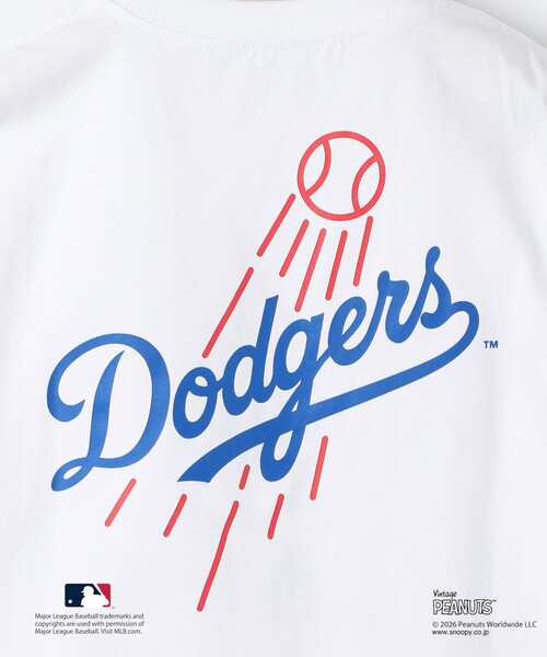 tシャツ SHIPS KIDS:85〜95cm/ PEANUTS×MLB プリント Tシャツ キッズ 子供服 男の子の画像