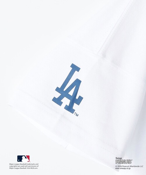 tシャツ SHIPS KIDS:85〜95cm/ PEANUTS×MLB プリント Tシャツ キッズ 子供服 男の子の画像