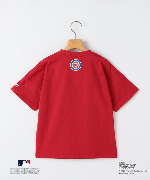 tシャツ SHIPS KIDS:85〜95cm/ PEANUTS×MLB プリント Tシャツ キッズ 子供服 男の子の画像
