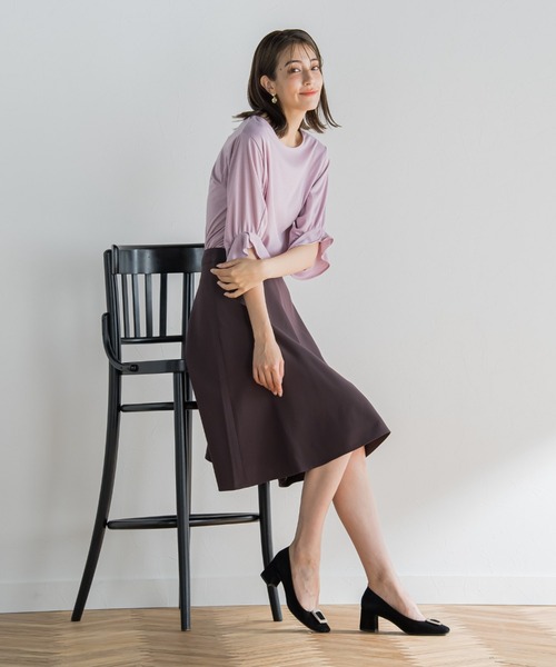 「ketty」 フレアスカート M ボルドー レディース_画像5