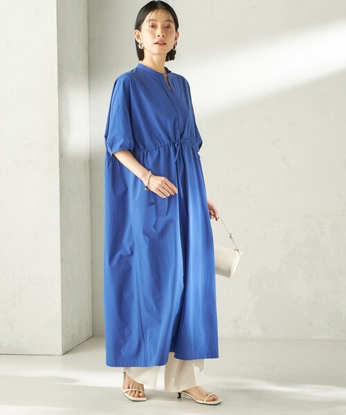 SHIPS（シップス） ワンピース 半袖 「接触冷感 / 撥水加工」TEXBRID(R