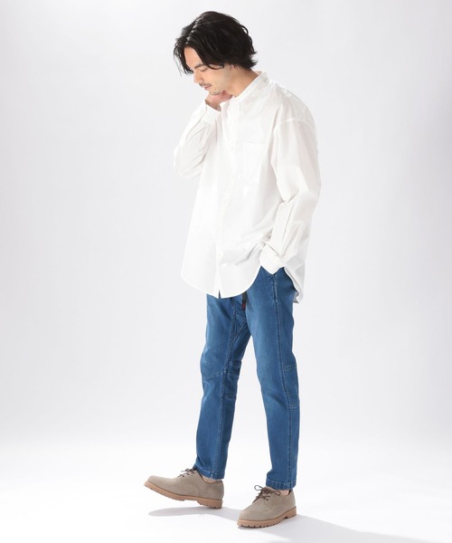 「Gramicci」 スキニーデニムパンツ MEDIUM ネイビー メンズの画像