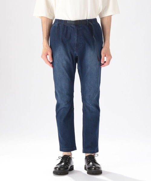 「Gramicci」 スキニーデニムパンツ MEDIUM ネイビー メンズの画像