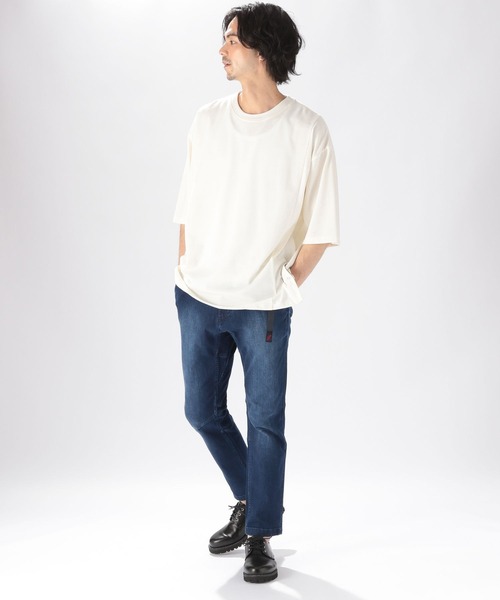 「Gramicci」 スキニーデニムパンツ MEDIUM ネイビー メンズの画像