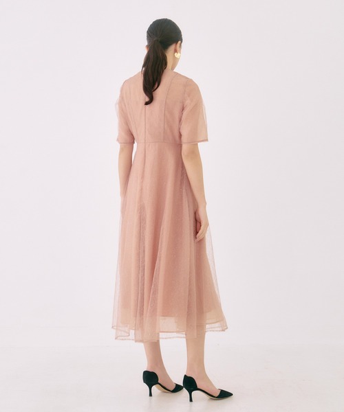 「kaene」 半袖ワンピース 36 ブルー レディース_画像10