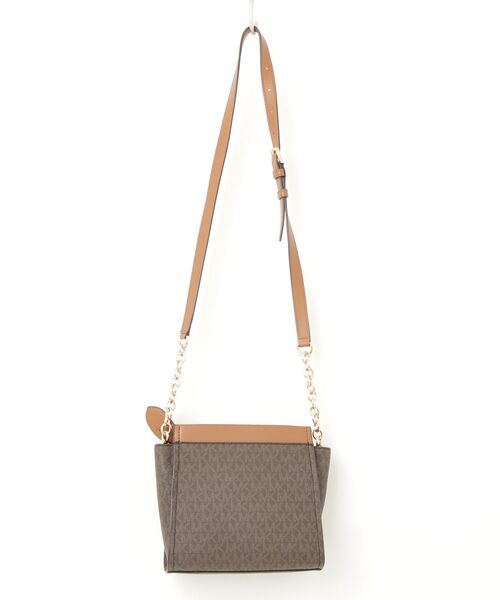 【未使用】MICHAEL KORS ショルダーバッグ MK柄 茶色 斜め掛け MICHAEL KORS（マイケルコース） ショルダーバッグ - ブラウン