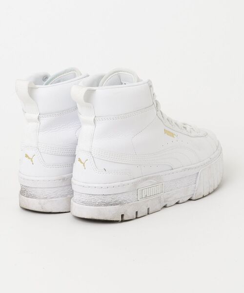 PUMA（プーマ） ハイカットスニーカー 24cm ホワイト レディース