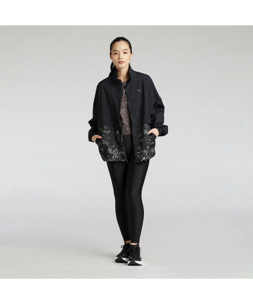 「PUMA」 ナイロンブルゾン LARGE グリーン系その他 レディース_画像3