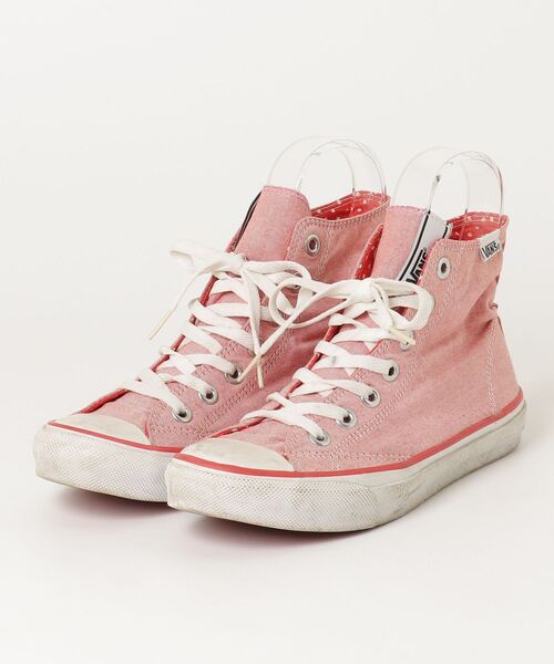 VANS（ヴァンズ） ハイカットスニーカー 23.5cm ピンク レディース 