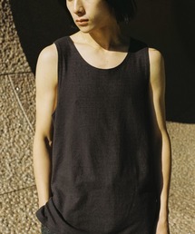 LIDnM（リドム） タンクトップ LINEN SLUB TANK TOP メンズ : ZOZOTOWN
