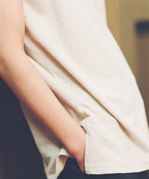 LIDnM（リドム） タンクトップ LINEN SLUB TANK TOP メンズ : ZOZOTOWN