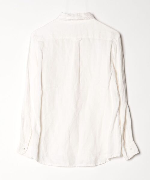 「fog linen work」 長袖シャツ - ホワイト レディース_画像2