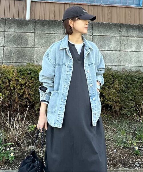 「notch.」 デニムジャケット M ブルー レディース_画像4