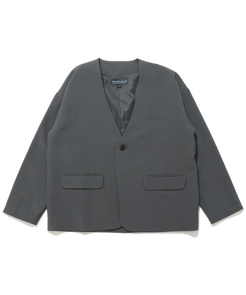 「KRIFF MAYER Kid's Collection」 「KIDS」ノーカラージャケット 170 グレイッシュベージュ キッズ_画像9