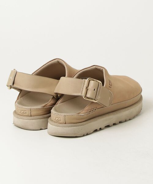 UGG スエード ストラップサンダル ベージュ UGG Australia（アグオーストラリア） 「UGG」 フラットサンダル 24cm