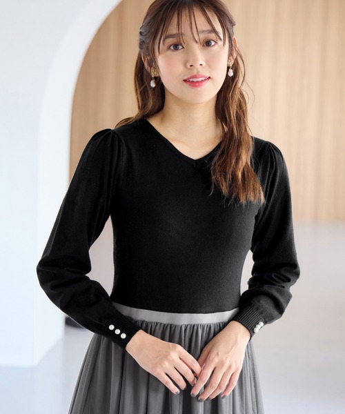 「alotta」 ドッキングワンピース L ブラック レディース_画像6