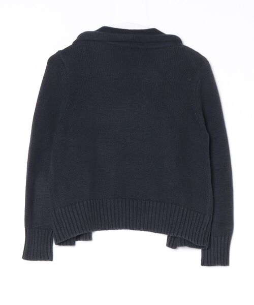 「DEMYLEE」 ニットカーディガン S ネイビー レディース_画像2
