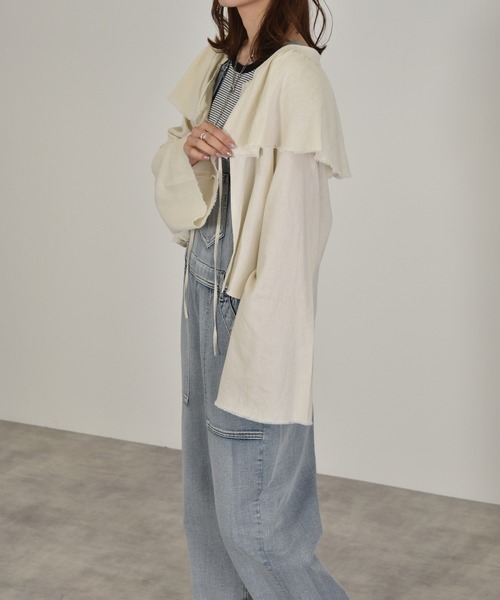 「w closet」 長袖ブラウス FREE ホワイト レディース_画像8