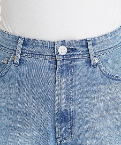 「YANUK」 デニムパンツ 26inch ライトブルー レディース_画像8