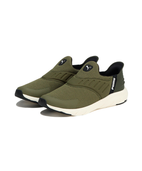 「PUMA」 スリッポン 24.5cm ブラック メンズ_画像2